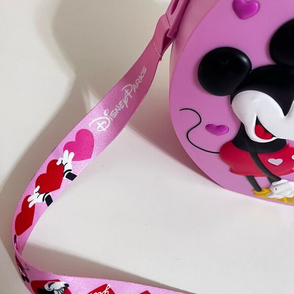 Disney Valentine's Day 2025 Mickey & Minnie Pink Heart Light Up Popcorn Bucket - Picture 14 of 16